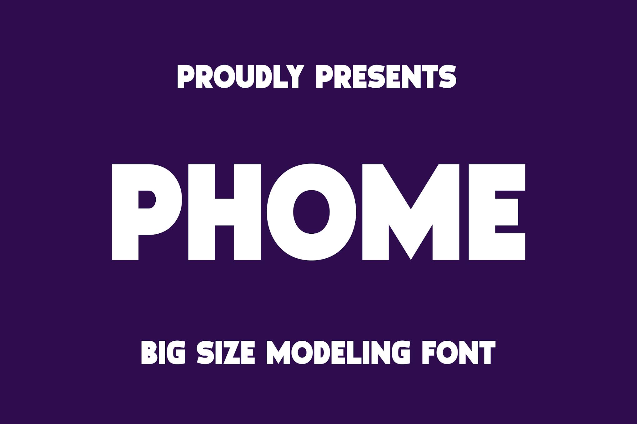 Phome Font