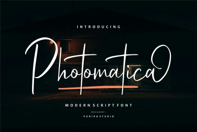 Photomatica - Modern Script