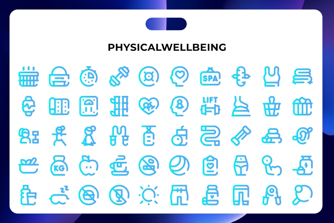 Physical Wellbeing Icons