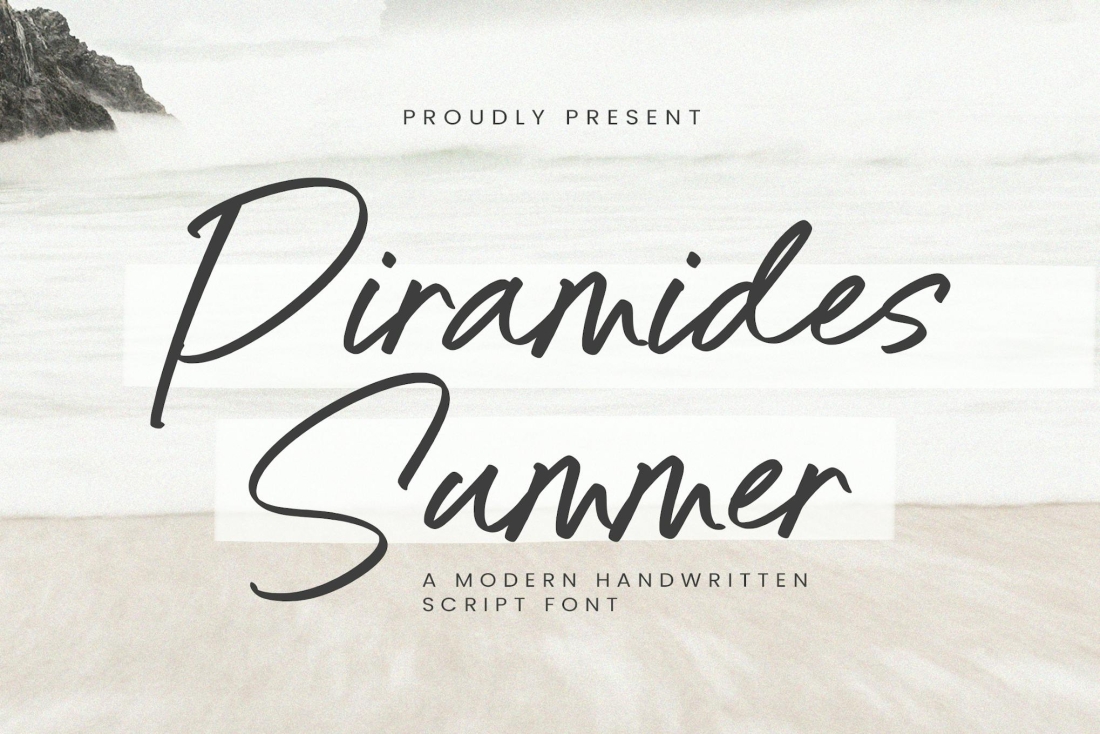 Piramides Summer - Modern Handwritten Script TT