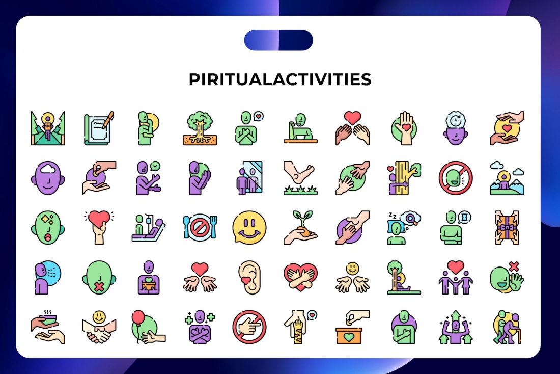 Piritual Activities Icons