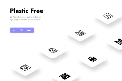 Plastic Free Icon