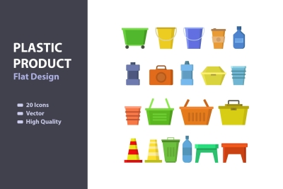 Plastic Product Icon Pack
