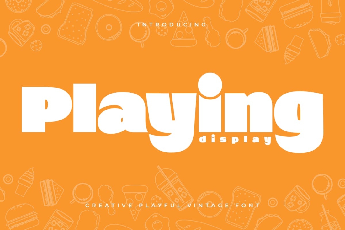 Playing - Creative Playful Vintage Font