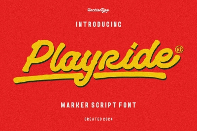 Playride - Vintage Brush Script