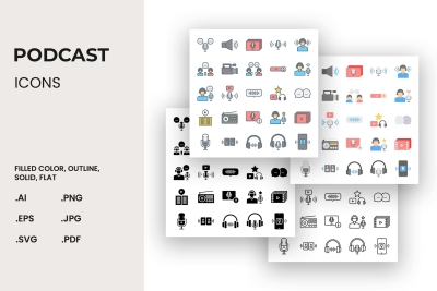 Podcast Icons