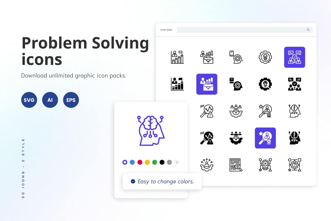 Problem Solving Icons
