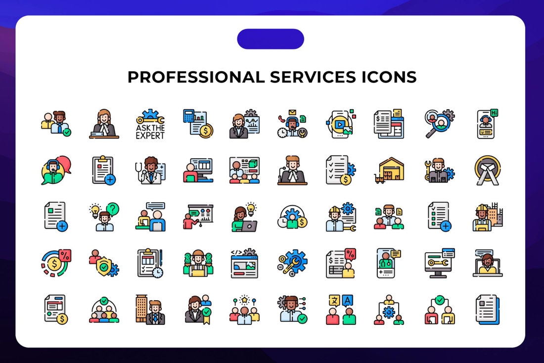 Professional Services Icons