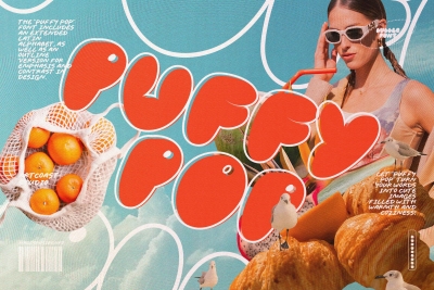 Puffy Pop Bubble Font