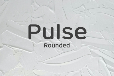 Pulse Rounded - A Modern Typeface