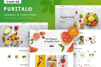 Purital - Organic & Food Store Shopify 2.0 Theme