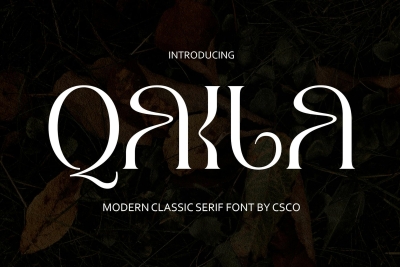 Qaila – Serif Typeface