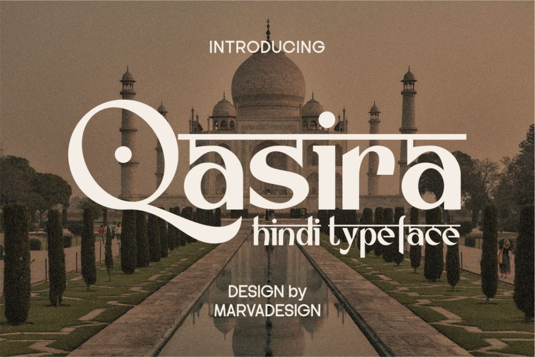 Qasira - A Modern Hindi Font