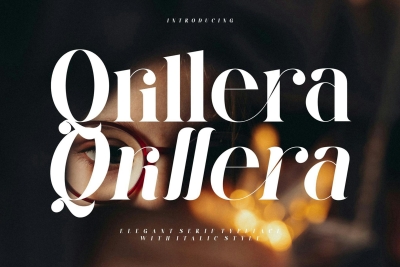 Qrillera Elegant Serif ypeface