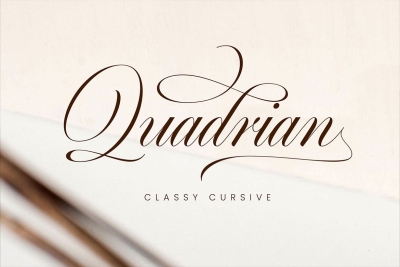 Quadrian - Elegant Script