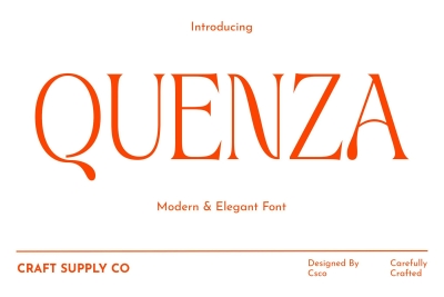 Quenza – Modern Serif
