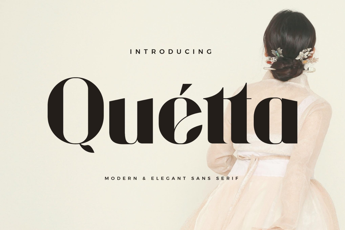 Quetta - Modern Ligature Font