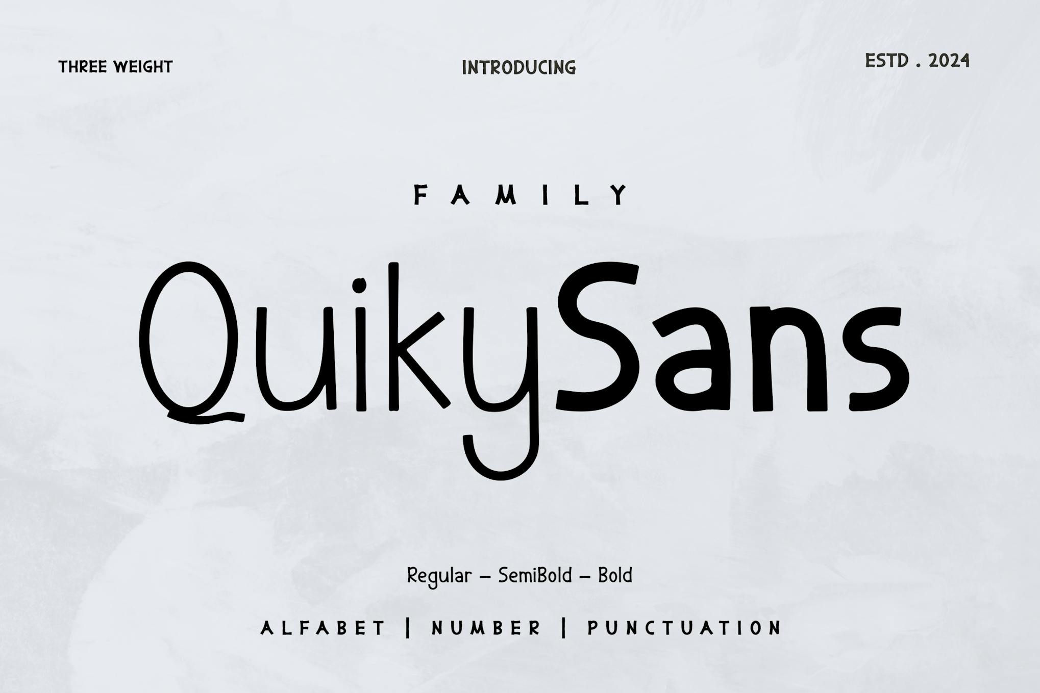 Quiky Sans Font Family