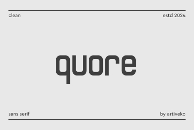 Quore Typeface