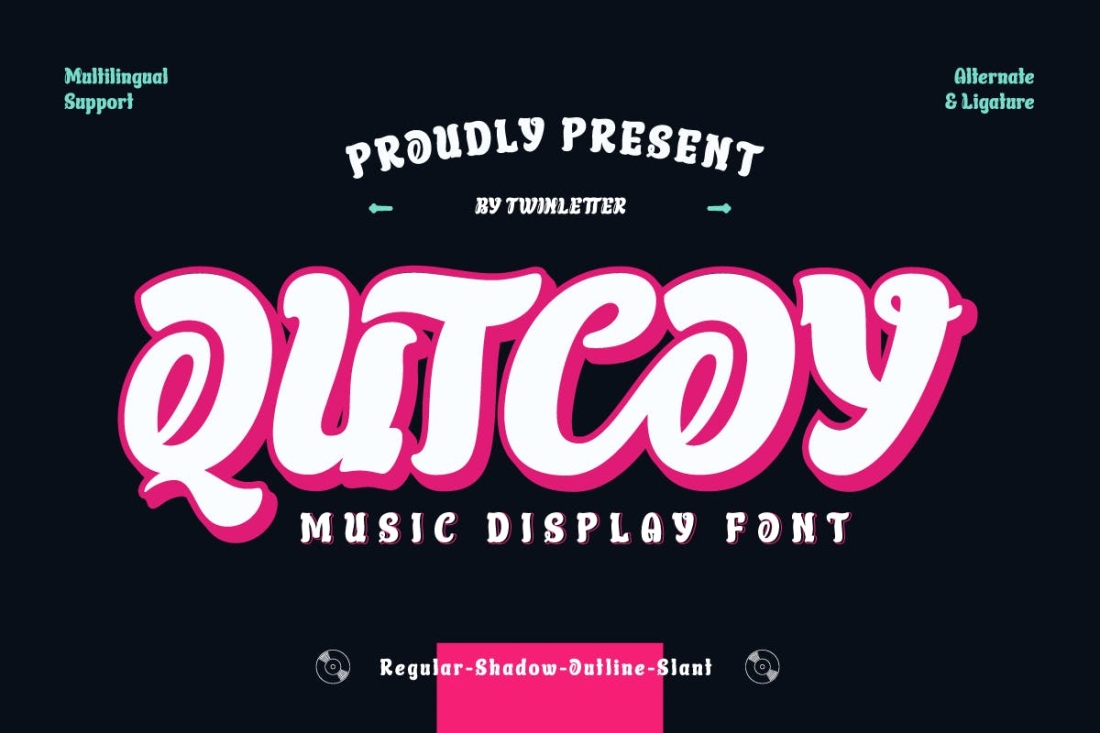 Qutcoy - Display Font
