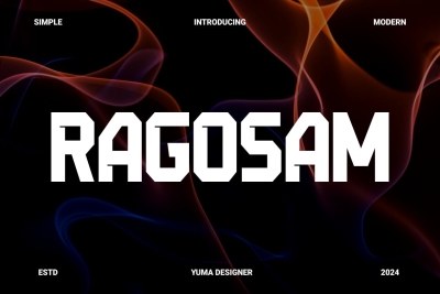 Ragosam - a Popular Font