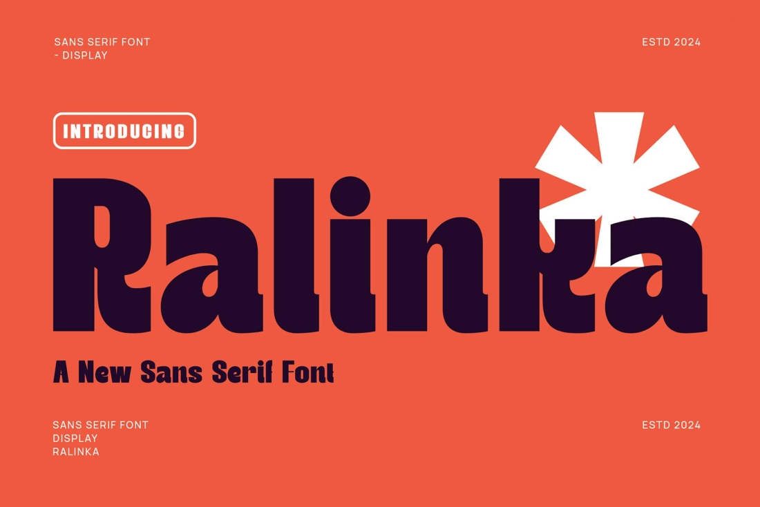 Ralinka - Modern Display Sans Serif