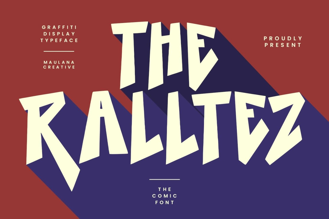Ralltez Graffiti Comic Display Font