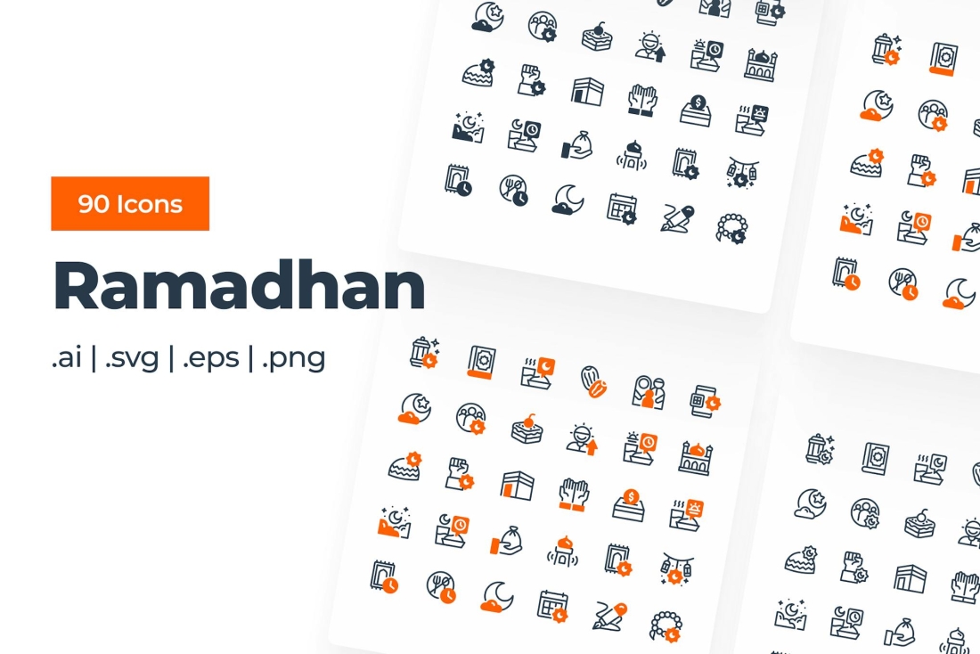 Ramadhan 3D Icon Set