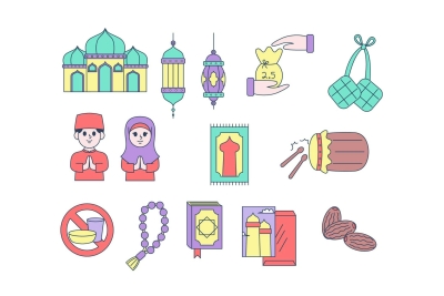 Ramadhan Icon Set