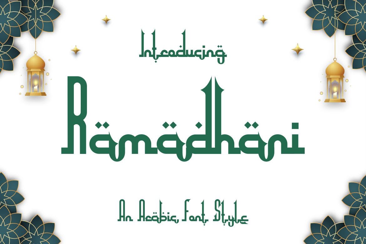 Ramadhani – Arabic Font Style