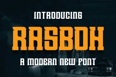 Rasboh Slab Font