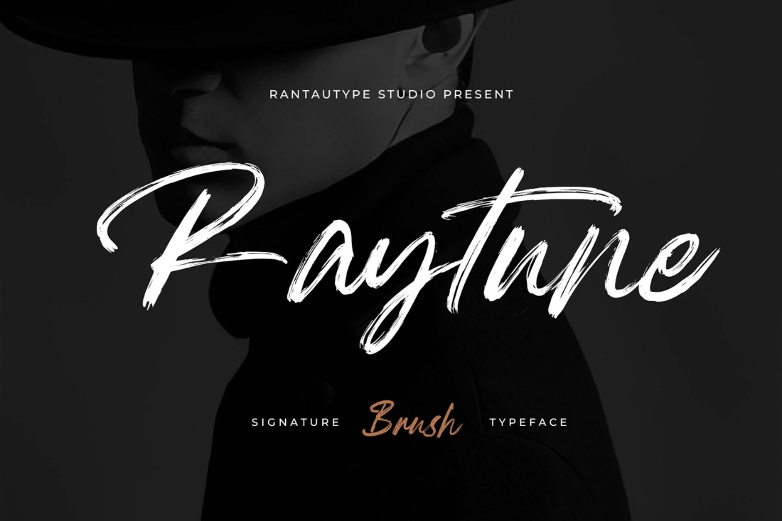Raytune Signature Brush Typeface