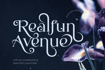 Realfun Avenue - Elegant Decorative Serif