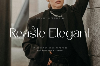 Reaste Elegant - An Elegant Sans Typeface