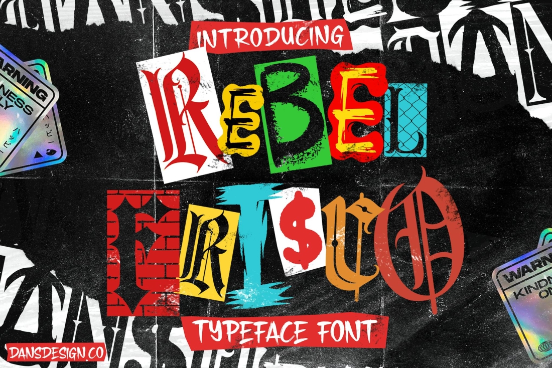 REBEL FRISCO Graffiti Urban Y2k Font