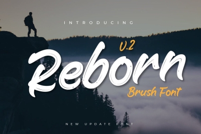 Reborn - Brush Handwritten Font