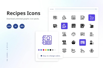 Recipes Icons