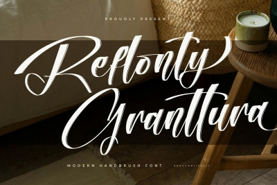 Reflonty Granttura Modern Handbrush Font