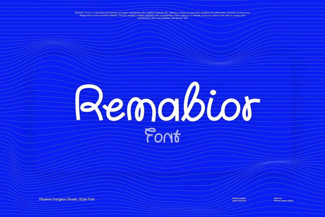 Remabior Font