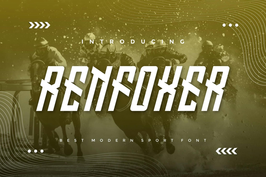 Renfoxer - Modern Sport Font