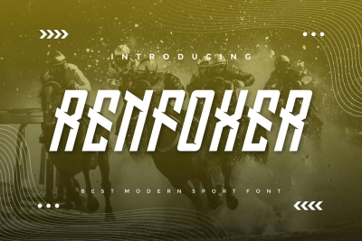Renfoxer - Modern Sport Font
