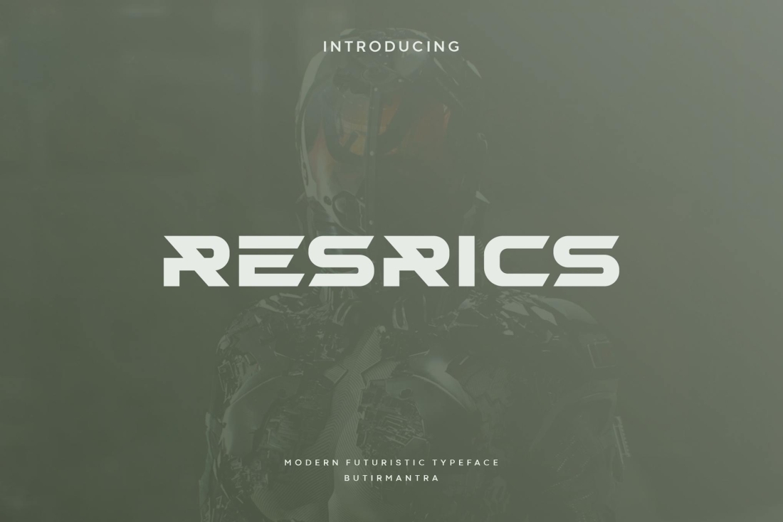 Resrics - Futuristic Font