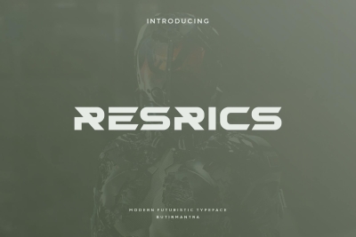 Resrics - Futuristic Font