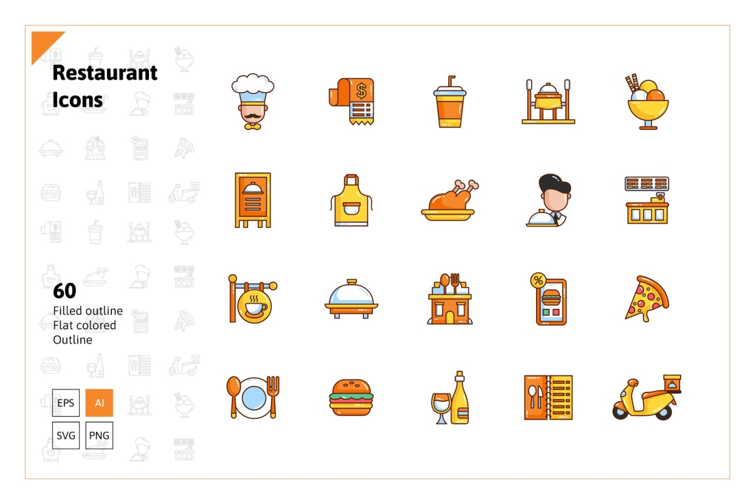 Restaurant Icon Collection