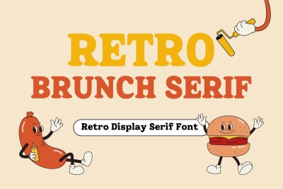 Retro Brunch Serif - Display Font