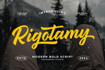 Rigotamy - Script Font