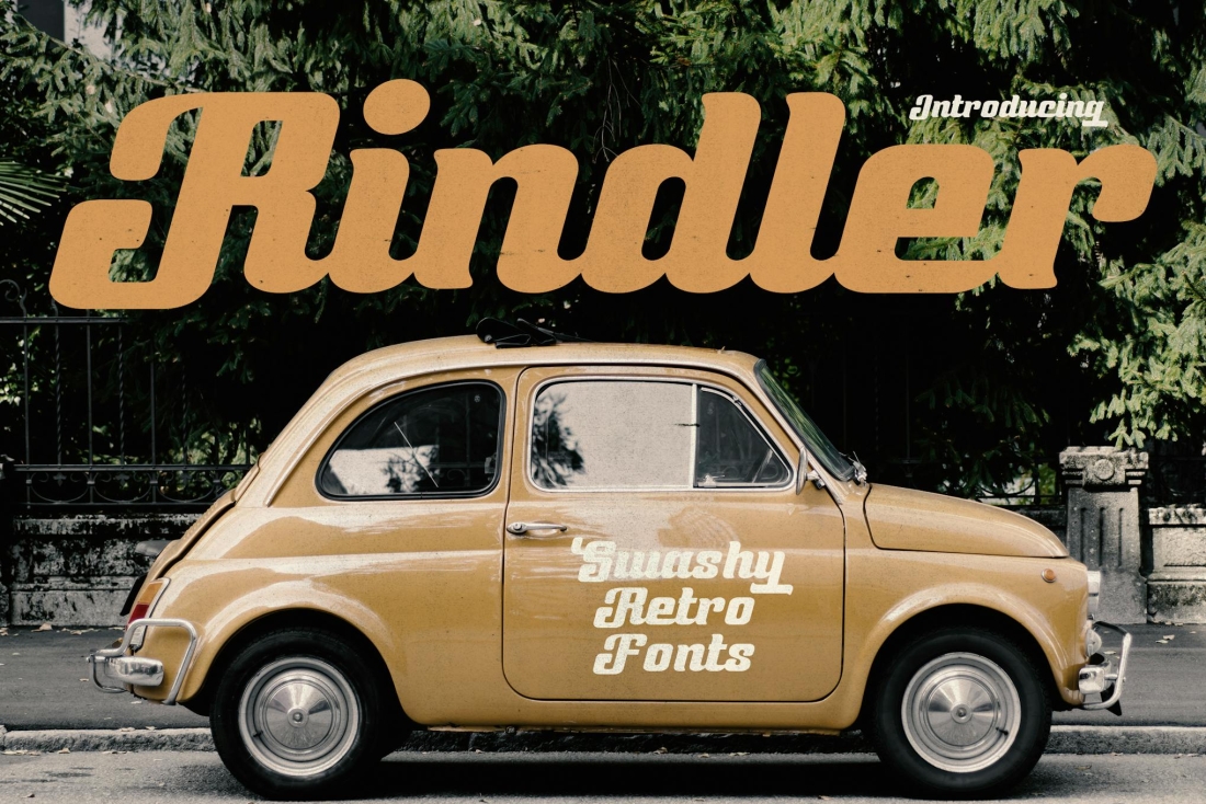 Rindler - Retro Script Fonts