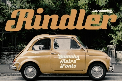 Rindler - Retro Script Fonts