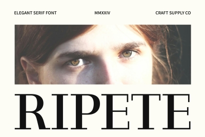 Ripete – Modern Serif