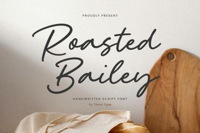 Roasted Bailey - Handwritten Script Font TT